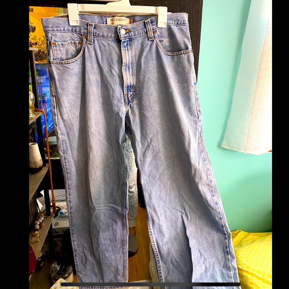 Levi relaxed fit jeans size 36 W x 32 L.